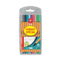 Etui chevalet x 10 stylos-feutres - pointe fine 88 mm - coloris pastel